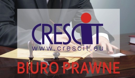 Crescit - biuro prawne - obsługa podmiotów gospodarczy oraz osób fizycznych, restrukturyzacja zobowiązań finansowych.
